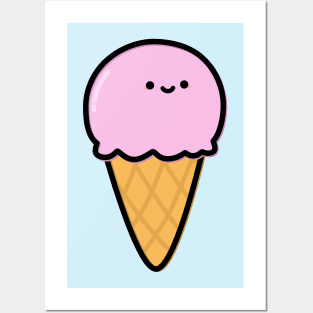 Cute Ice Cream Posters and Art